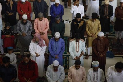 জাতীয় মসজিদ বায়তুল মোকাররমে ঈদের জামাত 