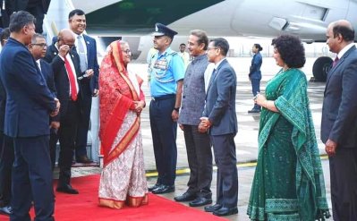 প্রধানমন্ত্রী দুই দিনের রাষ্ট্রীয় সফরে নয়াদিল্লি পৌঁছেছেন