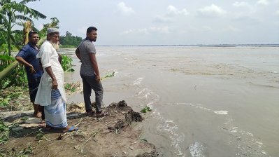 দু-একদিনের মধ্যে ভাঙন রোধে কাজ শুরু হবে, বলছে পাউবো