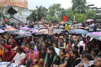 কোটাবিরোধী আন্দোলন (ছবি: নাসিরুল ইসলাম)