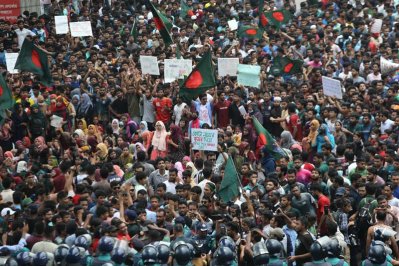 বিচারাধীন বিষয়ে আন্দোলন অযৌক্তিক বলছেন বিশিষ্টজনরা (ছবি: সাজ্জাদ হোসেন)