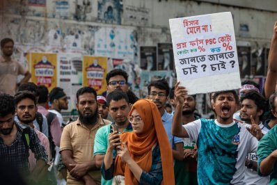 কোটা সংস্কার আন্দোলন (ছবি: সাজ্জাদ হোসেন)
