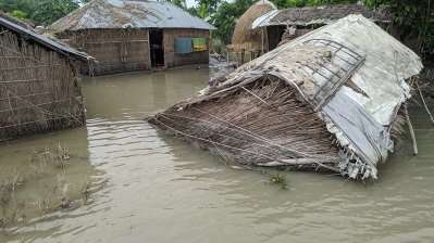 বন্যার পানি কমেছে কুড়িগ্রামে, ভোগান্তির সঙ্গে বেড়েছে অভাব