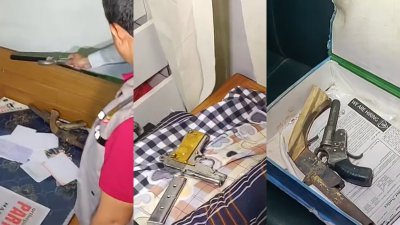 বিএনপি কার্যালয়ে এসব অস্ত্র উদ্ধার দেখিয়েছে ডিবি