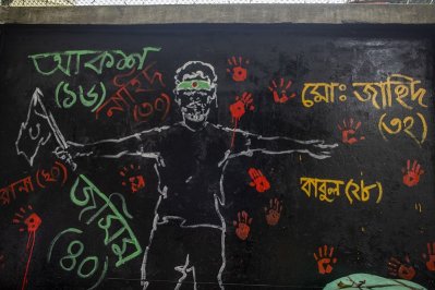 গ্রাফিতিতে প্রতিবাদের ভাষা