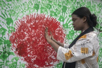 গ্রাফিতিতে প্রতিবাদের ভাষা