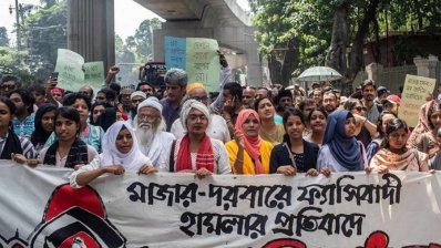 গণপ্রতিরোধ যাত্রা। ছবি: সাজ্জাদ হোসেন
