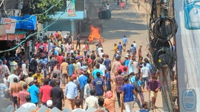 খাগড়াছড়ির ঘটনায় উত্তপ্ত রাঙামাটি: হামলা-ভাঙচুর, অগ্নিসংযোগ