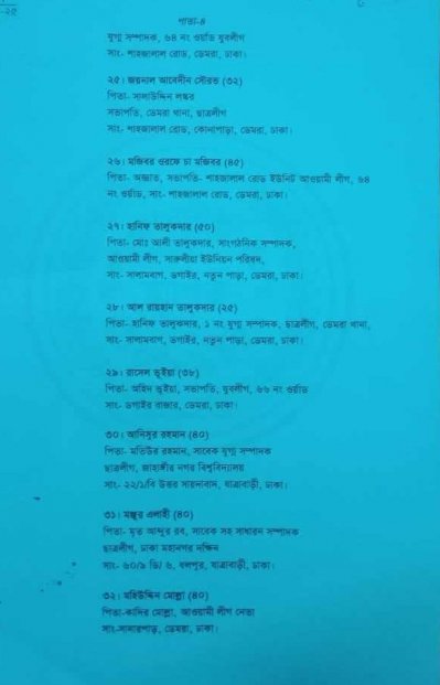 শেখ হাসিনাসহ ১১২ জনের বিরুদ্ধে মামলা