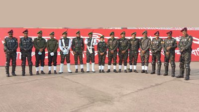 একটি অনুষ্ঠানে আনসার সদস্যরা