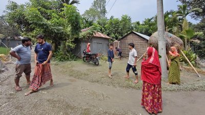 লোকালয় থেকে পানি নামছে, কুড়িগ্রামে বন্যা পরিস্থিতির উন্নতি