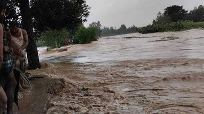 শেরপুরে নদ-নদীর পানি বিপদসীমার ওপরে, বাঁধ ভেঙে শতাধিক গ্রাম প্লাবিত