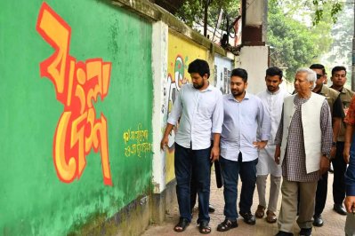 গ্রাফিতির নাম ‘বাংলাদেশ’