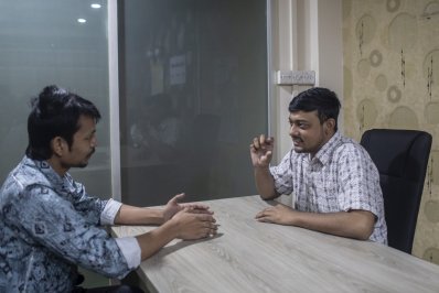 প্রতিবেদকের সঙ্গে আলাপচারিতায় নাসির উদ্দীন পাটোয়ারী