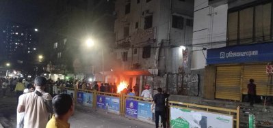 জাতীয় পার্টির কেন্দ্রীয় কার্যালয়ে অগ্নিসংযোগ