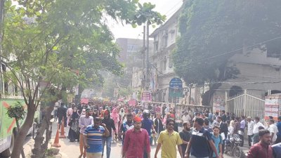 জবি শিক্ষার্থীদের আন্দোলন