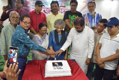 রাজশাহীতে এন্ড্রু কিশোরের জন্মদিন পালিত