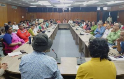 প্রথম সভার দৃশ্য