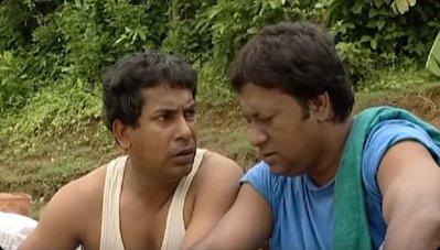 &lsquo;৪২০&rsquo; নাটকের দৃশ্যে মোশাররফ করিম ও লুৎফর রহমান জর্জ
