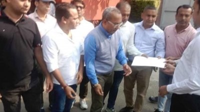 ভারতীয় দূতাবাসে গিয়ে তিন সংগঠনের শীর্ষ নেতারা স্মারকলিপি জমা দেন 