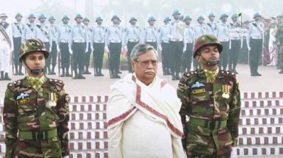 মুক্তিযুদ্ধে শহীদদের প্রতি শ্রদ্ধা জানান রাষ্ট্রপতি মো. সাহাবুদ্দিন