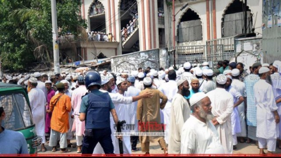 ২০১৮ সালের ২৮ এপ্রিল সংঘর্ষের দিন, ছবি: বাংলা ট্রিবিউন
