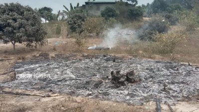 ত্রিপুরা পাড়ার ঘর পোড়ানোর কথা স্বীকার করেছে ৪ আসামি: পুলিশ