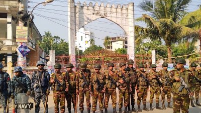 সাদ-জুবায়েরপন্থিদের বিরোধ, এক মসজিদ ঘিরে দিনভর কড়া নিরাপত্তা