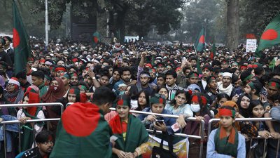 ‘মার্চ ফর ইউনিটি’তে অংশগ্রহণকারীরা