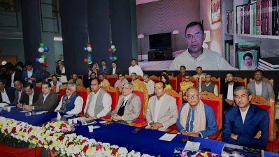 আলোচনা সভায় উপস্থিত বিএনপি ও ছাত্রদলের নেতাকর্মীরা (ছবি: সাজ্জাদ হোসেন)