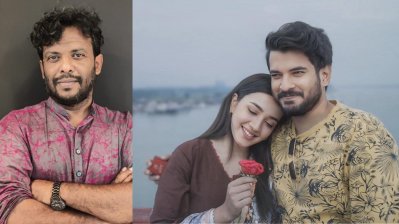 লুৎফর হাসান ও নাটকের একটি দৃশ্যে আইশা-পার্থ