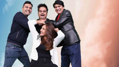 একই ফ্রেমে ‘ফাঁদের প্রেমে’র নির্তামা ও কলাকুশলীরা 