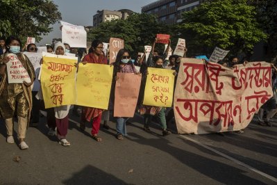 প্রতিবাদ সমাবেশ (ছবি: সাজ্জাদ হোসেন)