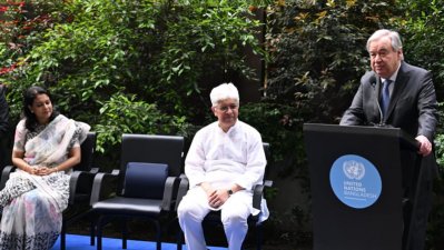 বক্তব্য দিচ্ছেন মহাসচিব অ্যান্তনিও গুতেরেস