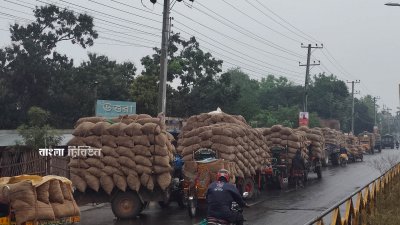 অর্ধেক আলু নেওয়ার পর হিমাগার আর নিচ্ছে না