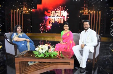 ‘আনন্দমেলা’র মঞ্চে রুনা লায়লার মুখোমুখি নাবিলা ও ইমন