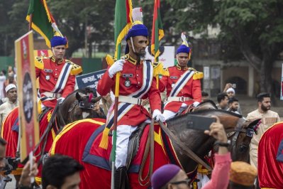 বর্ণাঢ্য ঈদ আনন্দ মিছিল