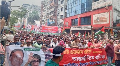 শ্রমিক দলের সমাবেশ ঘিরে উৎসবমুখর নয়াপল্টন