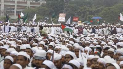 সোহরাওয়ার্দী উদ্যানে হেফাজত ইসলামের মহাসমাবেশ, ছবি: সাজ্জাদ ইসলাম