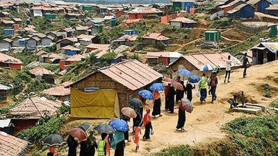 বাংলাদেশের কক্সবাজারে রোহিঙ্গা শিবির