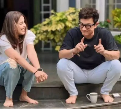 ‘সিতারে জামিন পার’ সিনেমায় আমির খান ও জেনেলিয়া ডি`সুজা