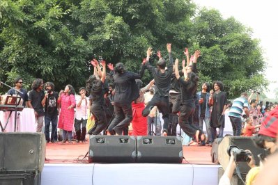 ‘নারীর ডাকে মৈত্রী যাত্রা’ কর্মসূচি (ছবি: নাসিরুল ইসলাম)