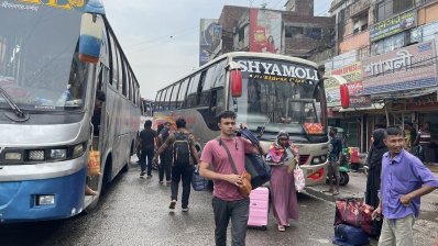 ফিরতি যাত্রায়ও ভোগান্তি