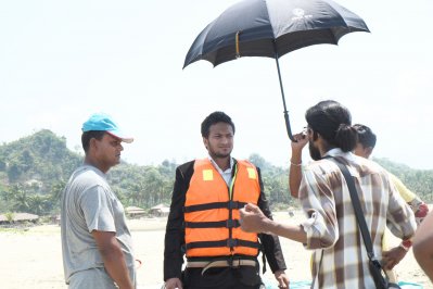 শুটিংয়ে সাকিব