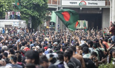 ৫ আগস্টের পর পুলিশ বাহিনীর সদস্যদের কর্মস্থল ছেড়ে পালিয়ে যাওয়া ছিল ইতিহাসে নজিরবিহীন। ছবি: সাজ্জাদ হোসেন