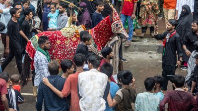 শিয়া মুসলিমদের তাজিয়া মিছিল, ছবি: সাজ্জাদ হোসেন