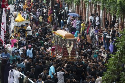 শোকের তাজিয়া মিছিল