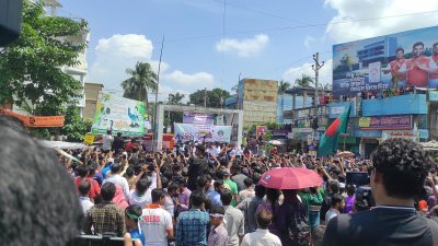 সাতক্ষীরার শহীদ আসিফ চত্বরে এ পথসভার আয়োজন করা হয়