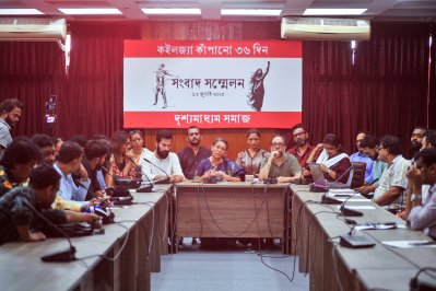 বক্তব্য রাখছিলেন শামীমা লুৎফা