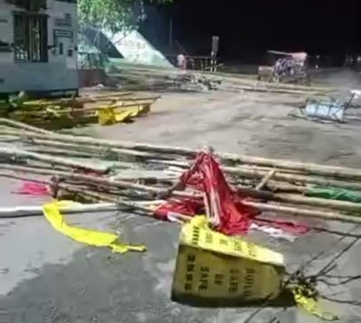 গোপালগঞ্জে রাতে বের হয়নি কেউ। 